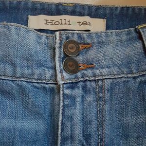Women's Hollister jean mini skirt